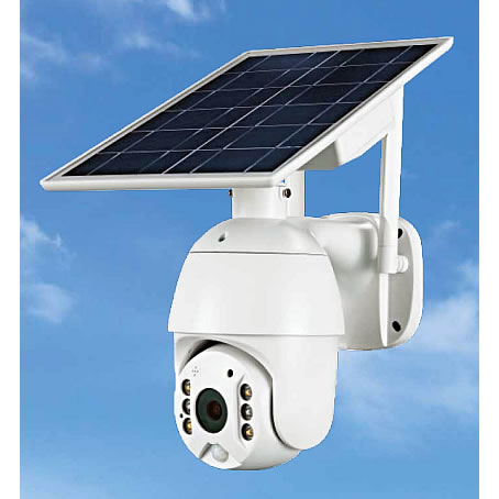 ソーラーパネル付小型防犯監視カメラ(4Gネットワーク対応)/M3541PC-821GA