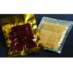 片面アルミ金色三方袋　M1154-A-1V