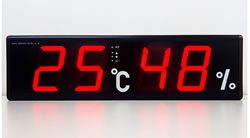 屋内用大型温湿度表示板M1181K-TH331RAT