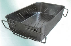 hanon様　ご確認用　給食セット 18-8 給食バット 運搬型 積み重ねハンドル 穴明 深さ185mm SH