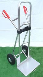 軽量アルミ二輪大型荷台運搬台車/M1420T2-113AL