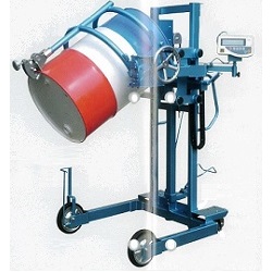 防爆型ドラム缶デジタル計量器付反転リフターM20AML-1100SHT