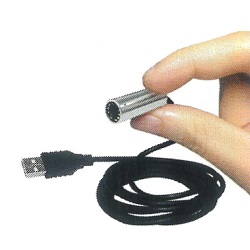 小型LED10個付ハイビジョン画質USBカラーカメラM244D-4010VL-NU-67P