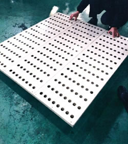 ドラム缶保管液漏れ防止パレット/M2641PA-4KH