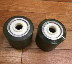 新古品キャッチパレットトラック用前輪ホイール2個セット/M2776T-301SET