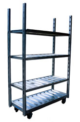 アルミ棚台車/M2833G-1252AL