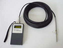 防滴長尺投込センサー付デジタル温度計/M323P-503M