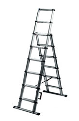 伸縮ハシゴ脚立/M380CL-23H