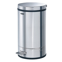 足踏式丸型ゴミ箱（中缶付）/M590T-Z10LB