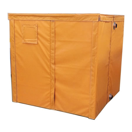 組立式熱風凍結防止材料保温ボックス/M1370HA-1500M