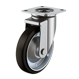 中荷重向け自在キャスター（ゴム）/M163WJ2-SV130Y