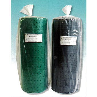 水油溶剤液体用床グリップ吸着マット(濃灰)M1654R-833GYA