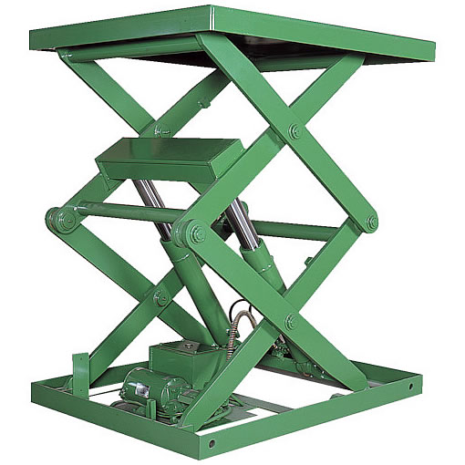 電動リフトテーブル1TON 2段式M1960T2L-69PF