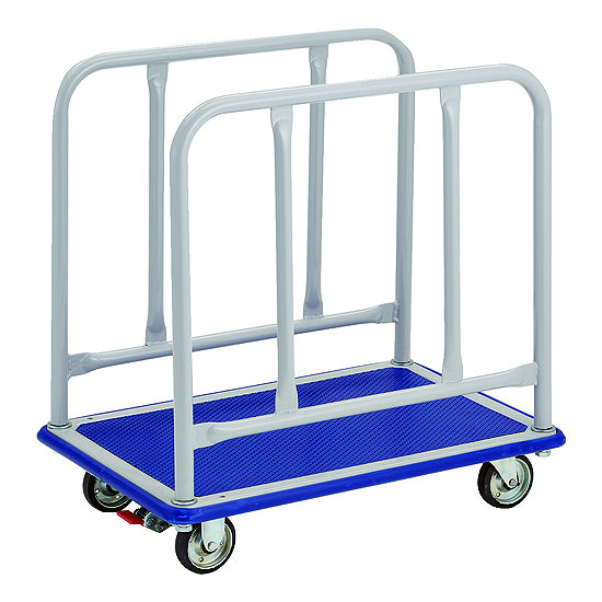 長尺物台車プレス製台車ストッパー付/M227-110NST