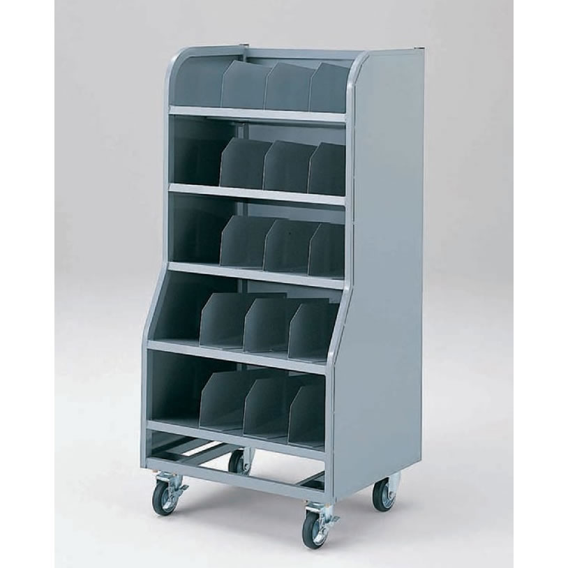 分類収納ポケットワゴン台車/M2314J-570K