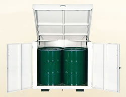 危険物中型移動保管庫(組み立て式)/M2641KK-2RH