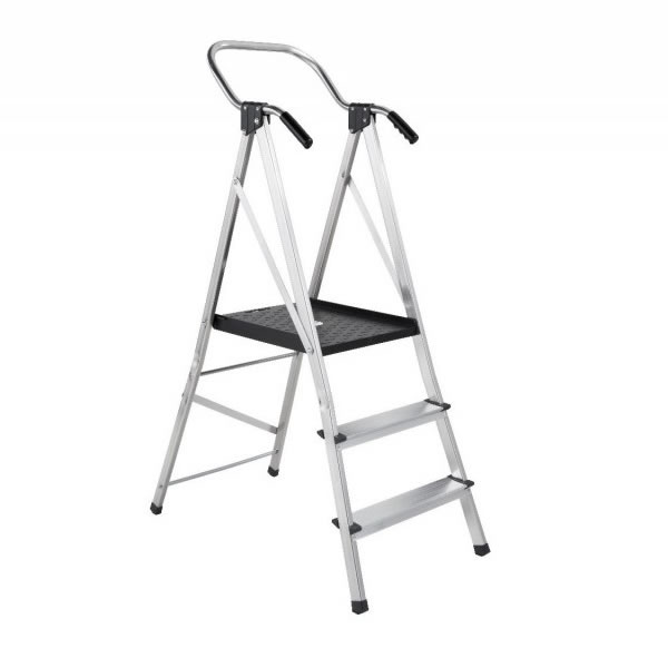 手すり付幅広安心作業台/M3009WK-600N