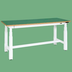 重量電動昇降作業台リノリューム天板M350LK-127FAWS