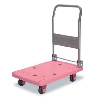 静音プラスチック台車（ハンドル折りたたみ式）/M623LA150-DXPK