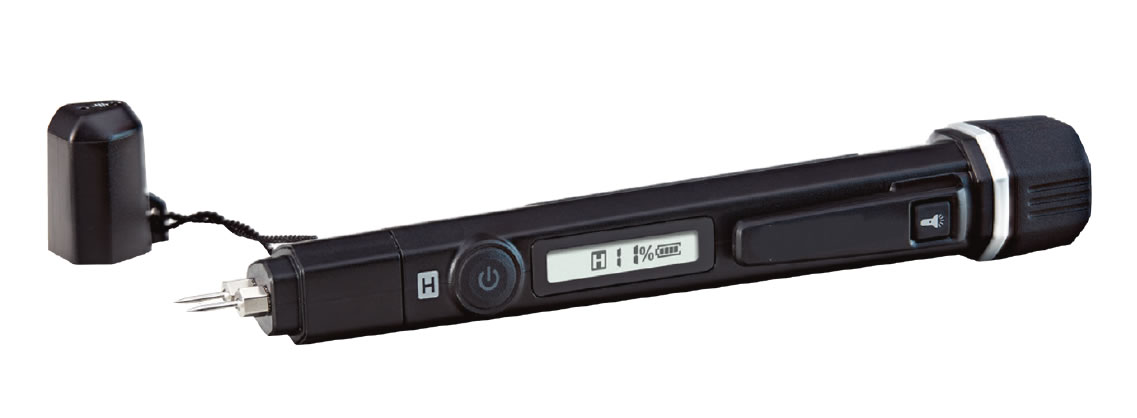 ２ピン式LEDペン型木材水分計/MD7A-526MR51T