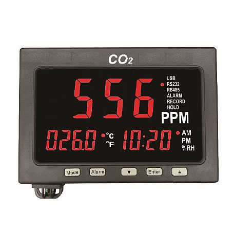大型デジタル表示二酸化炭素計ロガー付MI1M-187AM