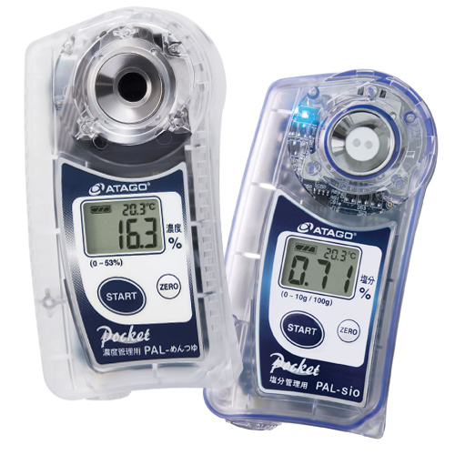 うどん・そば用めんつゆ塩分・濃度計PAL-Sio-Mentsuyu