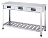 ステンレス作業台(片面引出付スノコ型SUS430)M1949TO-600T