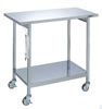 ステンレス実験テーブルキャスター付/M350R-094SUS
