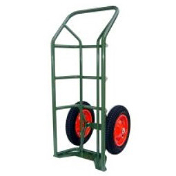 コンパクトプロパンガスボンベ二輪車50kg1本(大型車輪)M1500PG50-S326M