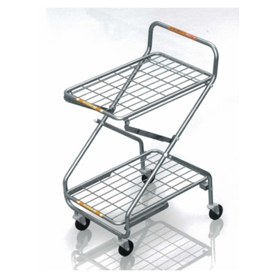 折畳式コンテナピッキングカート/M1957SS-3WNT