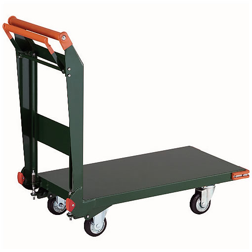 プレスキャスター固定ハンドル鋼鉄台車ハンドブレーキ付M227PSH-3HBT