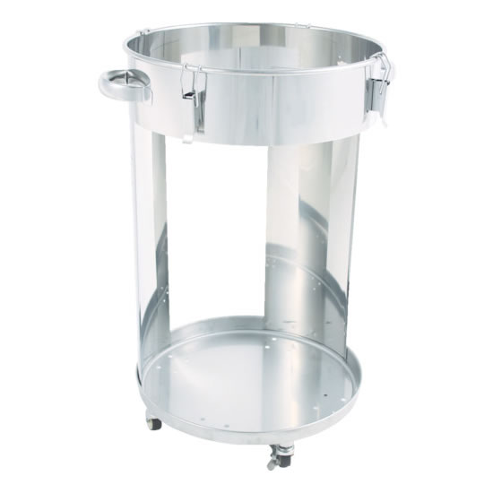 ステンレスキャスターゴミ箱/M227STF-91T