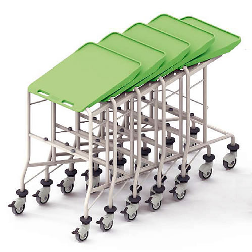 ノートＰＣ軽作業ネスティングカート台車M2314PC-182YGK