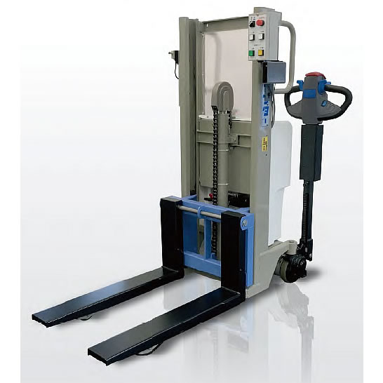 ハンドル固定式1TON対応アルミ台車（ゴムタイヤ）M2426LV-D650KM