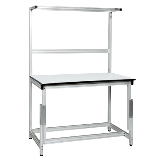 アルミ伸縮セル作業軽量作業台（ポリエステル天板）M350CL-127PS