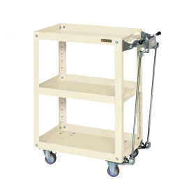 ハンドブレーキ付ワゴン台車/M350EBMR-150HBK