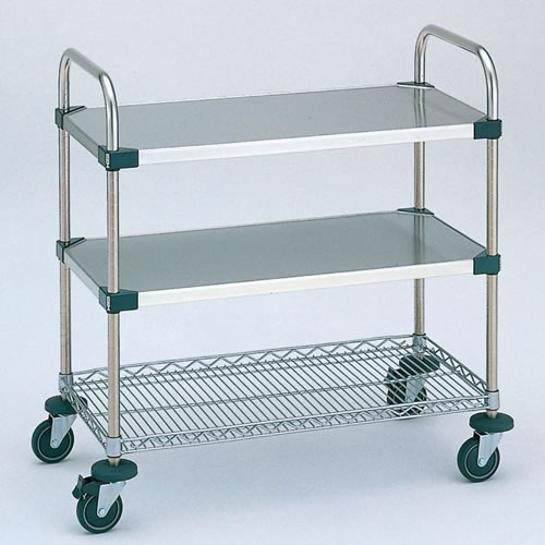 ユーティリティーワゴン（フラット天板2枚+網棚1枚）/M469UT-T0U2E