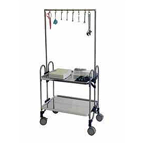 折畳式ステンレスツールワゴン/M488FTWA-2TN