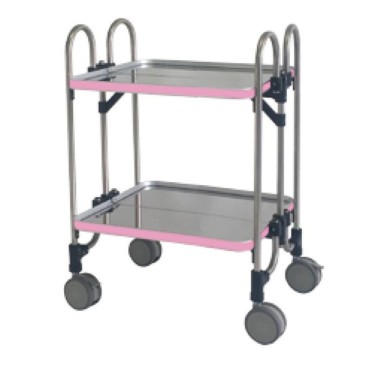 折畳式ステンレスワゴン/M488SEA-2P