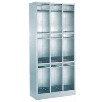 抗菌ステンレス長靴ロッカー/M913GL-52120C