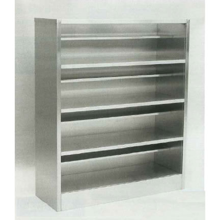 ステンレス下駄箱中棚付き・仕切無しM913K23-35-26S