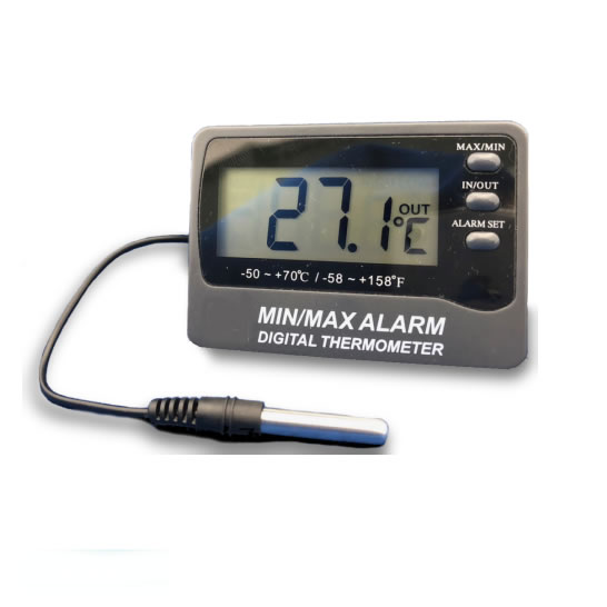 最高最低温度アラーム温度計/M994M-12208T