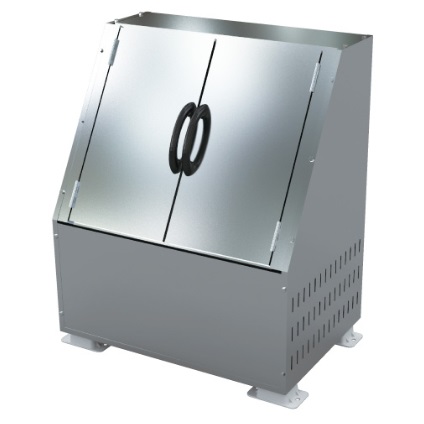 メタルコンパクトゴミ箱MB21AG-400KW