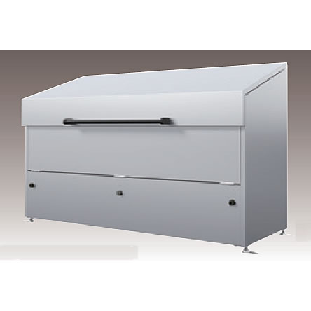 大型ステンレスデザインゴミ集積ステーションMB21SK-1000SUSN