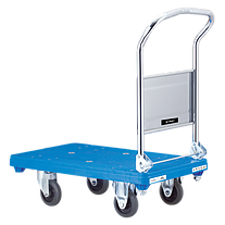 軽量高強度プラスチック中型台車（折畳み片袖）/MF3AMP-LSCH