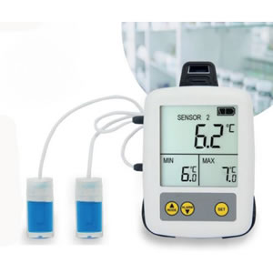 ワクチン保管輸送冷蔵冷凍庫温度計(UKAS校正証明書付)/MI1GP-213WM