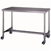 φ75mmキャスター付ステンレス作業台(H枠)M253HC430-04545S-U75