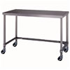 φ75mmキャスター付ステンレス作業台(三方枠)M253TC430-04545S-U75
