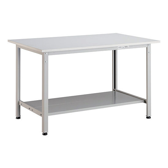 軽量作業台下棚2枚付(ポリ化粧天板)M227LWAE-0960LT2WT