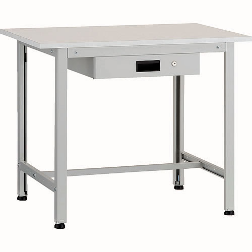 軽量作業台薄型１段引出付(ポリ化粧天板)M227WLN-0960UDK1T